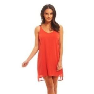 Chiffon tank dress